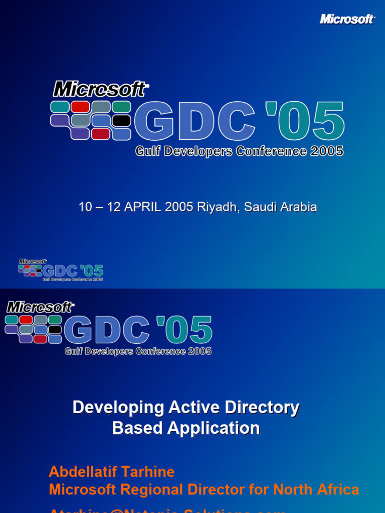 Developing Active Directory Based Application PDF Web Application Developing active directory based application pdf web application