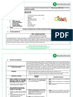 Modelo #2 de Proyecto de Aprendizaje 2020 Secundaria