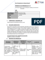 Experiencia de Aprendizaje - 1° & 2°