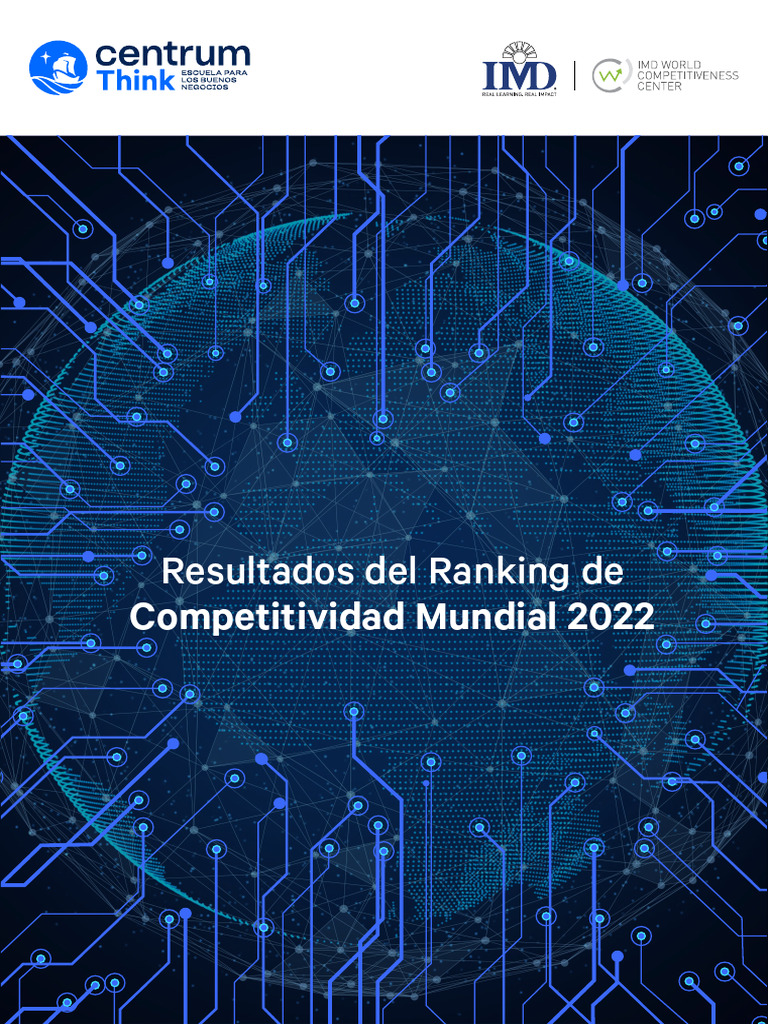 Resultados Del Ranking de Competitividad Mundial 2022 | PDF | America ...