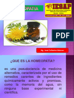 Sesión 20 Medicina Alternativa PPT - HOMEOPATIA