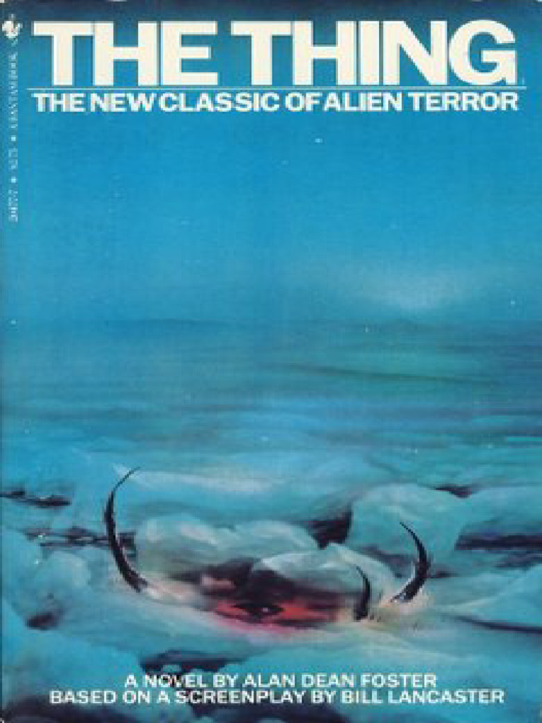 The Thing Alan Dean Foster PDF Helicopter