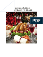 RECETAS PARA NAVIDAD DE FIN DE AÑO - MSC CHEF CESAR BOHORQUEZ