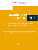 6.2 - EPV - Edicion de Copywriting