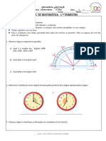 Prova Matemática 7º Ano 1