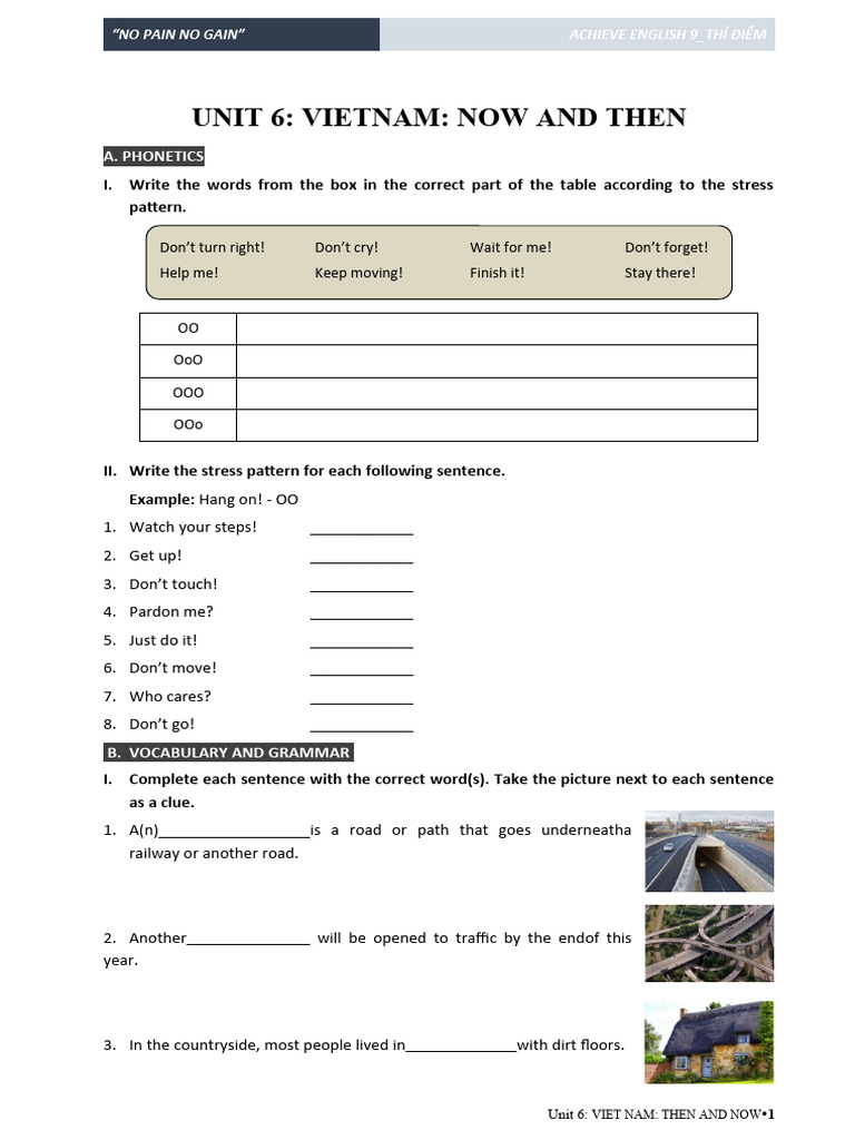 Grade 9 unit 6 vietnam now and then pdf ho chi minh city vietnam