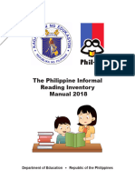 The Philippine Informal Reading Inventor