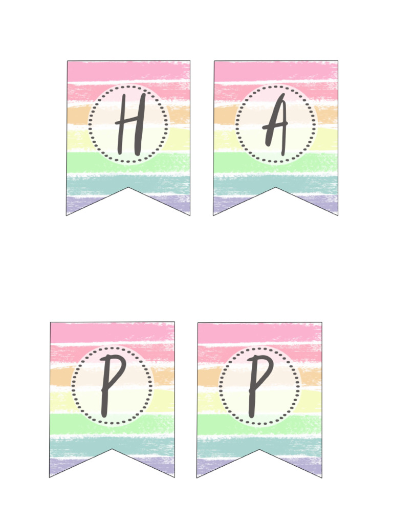 Letras Happy | PDF