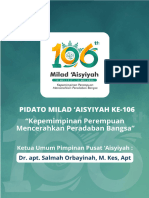 KIRIM - PIDATO MILAD 106 TH Aisyiyah