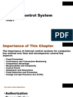 Group 6 Internal Control System