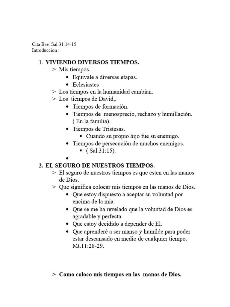 Confianza en Dios en Tiempos Difíciles | PDF | Creencia religiosa y ...
