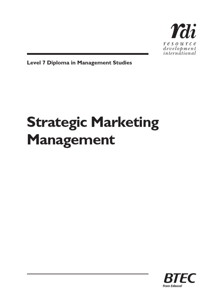 Module 6 - Strategic Marketing Management | PDF