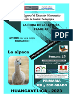 SEMANA 25 - PRIMARIA - 1ER Y2DO GRADO - La Alpaca