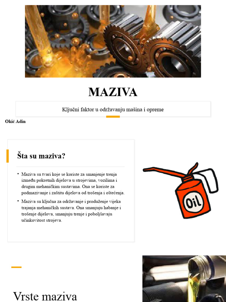 Maziva | PDF