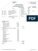 Assessment of Fees