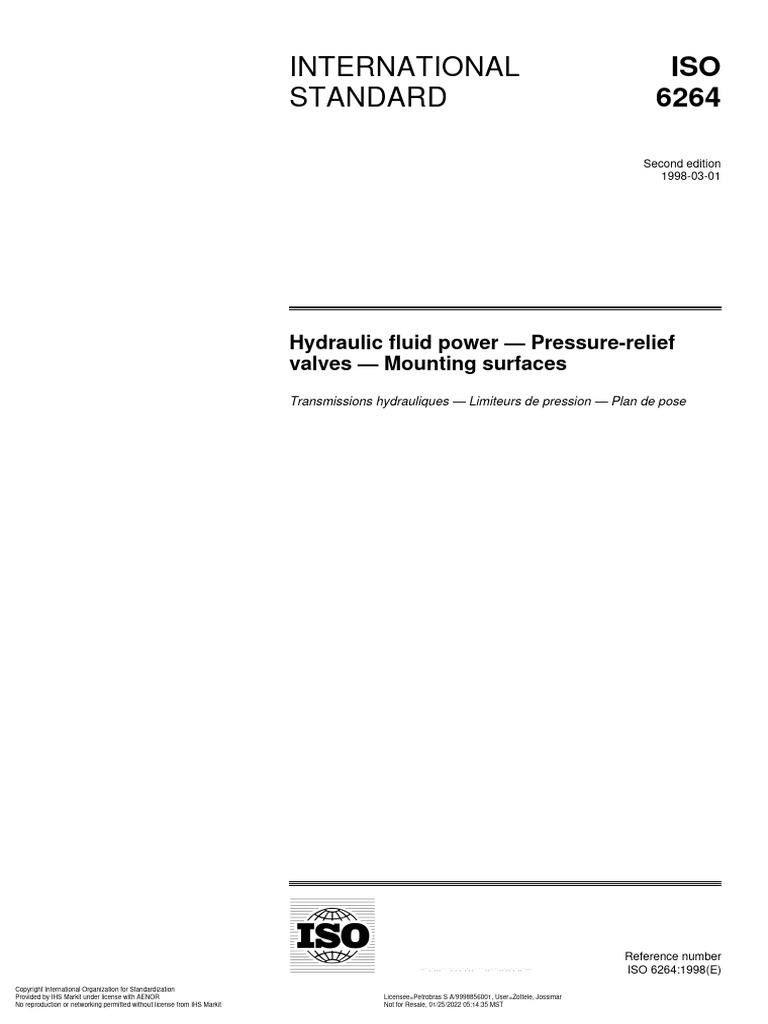 Iso 6264 | PDF | International Organization For Standardization | Screw