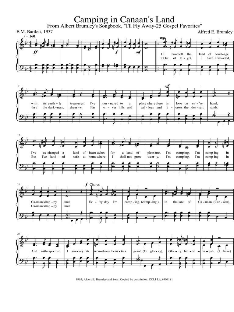 Camping in Canaans Land PDF
