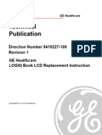 LOGIQ Book LCD Replacement Instruction - UM - 5418227-100 - 001