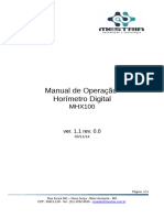 Manual de Operação MHX100 v11