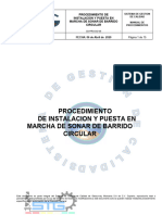 CD-PRO-DO-05 Procedimiento de Instalacion y Puesta en Marcha de Sonar Barrido Circular