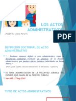 Los Actos Administrativos