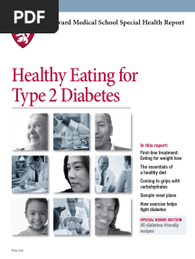 Healthy Eating For Type 2 Diabetes: A Harvard Medical School Special Health Report