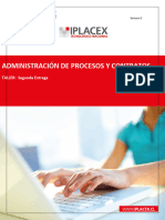 Entrega #2 Administracion de Procesos y Contratos