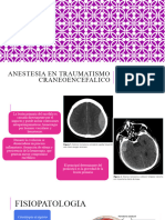 Anestesia en Traumatismo Craneoencefalico