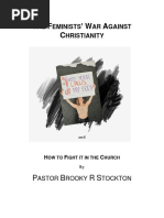 The Feminist War Against God's Law, Form #17.068