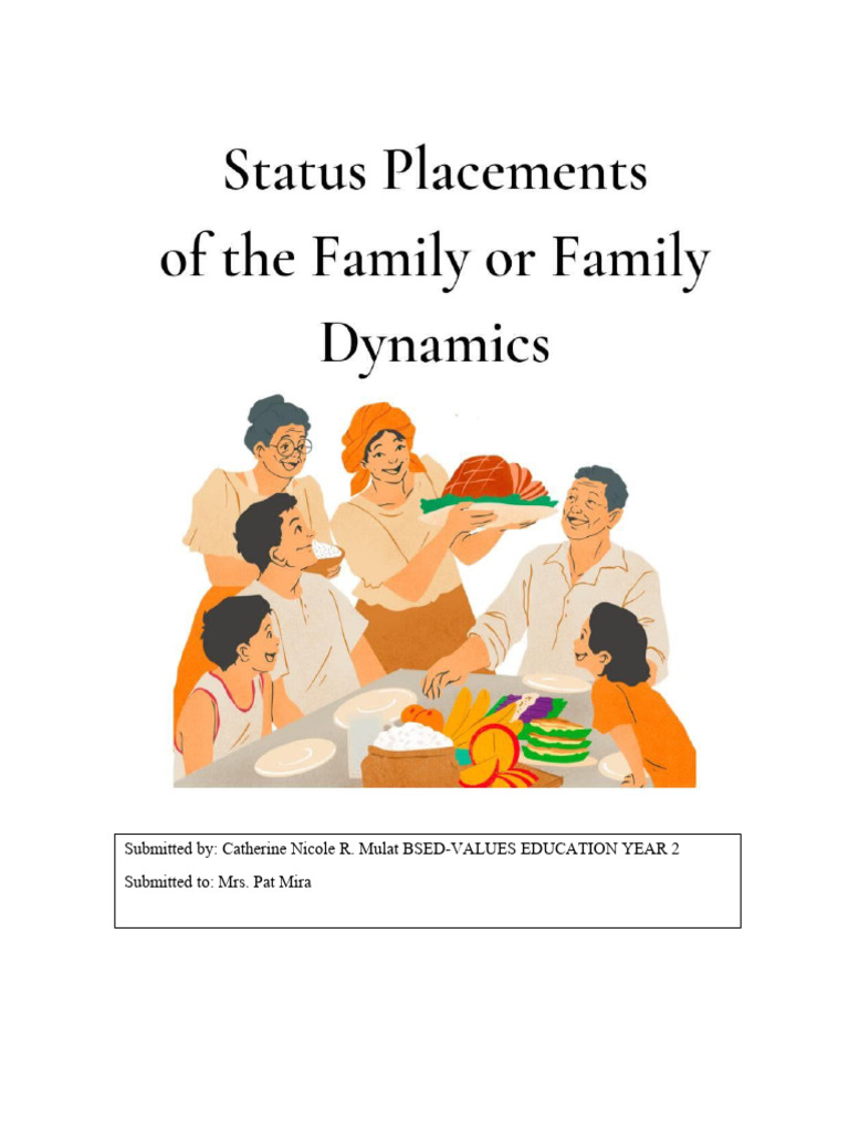 Understanding Family Dynamics Roles | PDF | Family | Attachment Theory