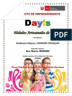 Categoria A-Proyecto de Emprendimiento Helados Dayis