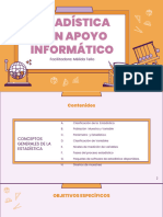 Conceptos Generales de Estadísitica - Apoyo Informático