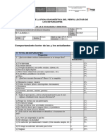 Consolidado de Las Fichas Diagnósticas