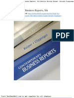 Test Bank For Contemporary Business Reports 5th Edition Shirley Kuiper Dorinda Clippinger