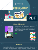 Aula 02 - Álgebra Linear - 19.02