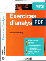 Exercices D Analyse Mpsi