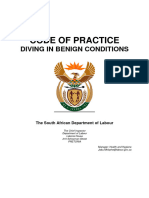 Code of Practice Diving in Benign Conditions - South African Department of Labour