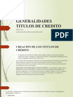 Generalidades Titulos de Credito