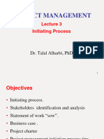 Lec - 3 - Initiating Process