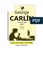 George Carlin Sözler Derleyen Öztürk Aydın