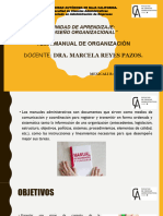 Tema:Manual de Organización: Docente: Dra. Marcela Reyes Pazos