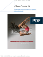 Fundamentals of Human Physiology 4th Edition Sherwood Test Bank