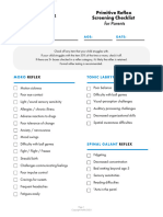 Mod 1 Parents Primitive Reflex Screening Checklist