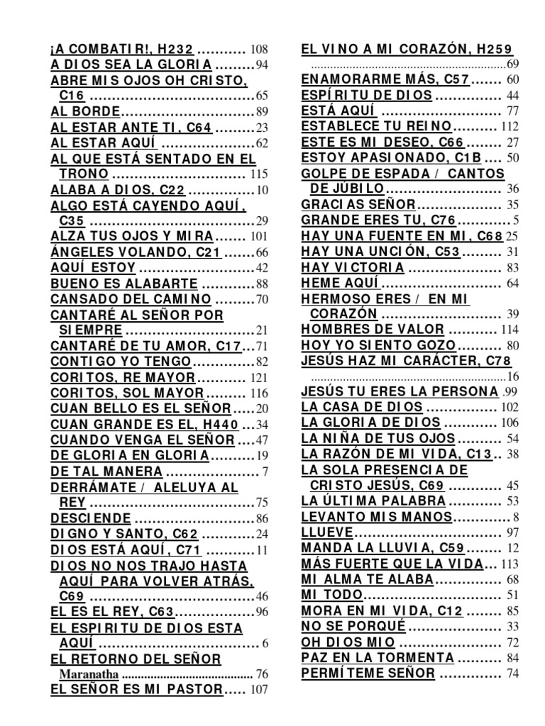 Carpeta De Alabanzas Con Acordes Para Guitarra Por Juan Reyes