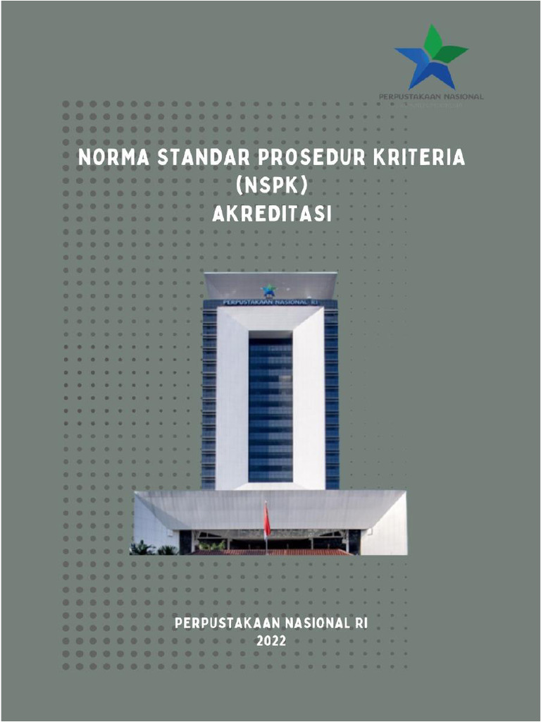 NSPK Akreditasi Perpustakaan Nasional | PDF