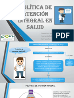 La Política de Atención Integral en Salud