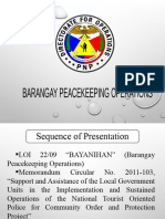 Barangay Peacekeeping Operations