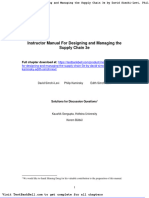 Instructor Manual For Designing and Managing The Supply Chain 3e by David Simchi Levi Philip Kaminsky Edith Simchi Levi