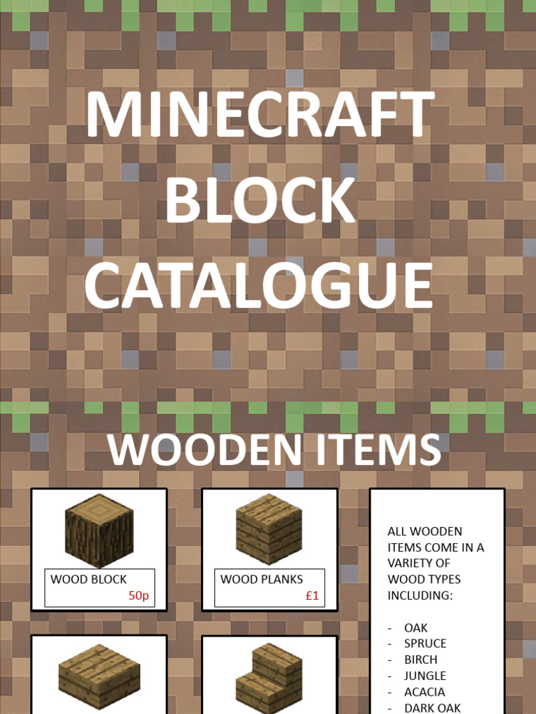 Minecraft Wood Block