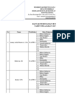 Daftar Pengambilan Buku